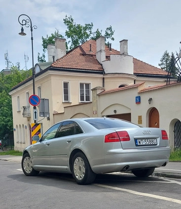 Audi A8 cena 65805 przebieg: 140300, rok produkcji 2009 z Warszawa małe 211